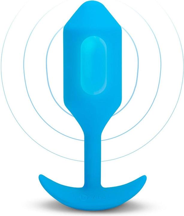 Produktbild B-Vibe Vibrating Snug Plug 3 (L) Blue