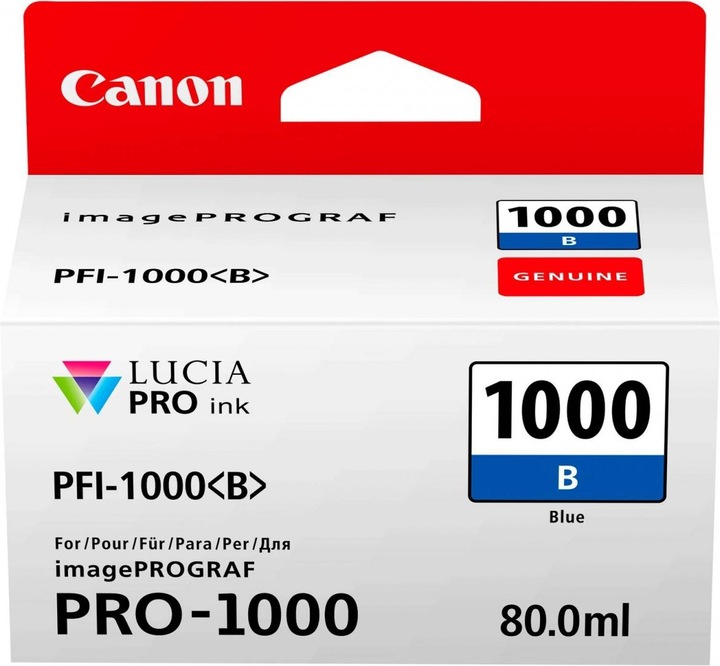 Energie-Label Canon Pfi-1000b (B)
