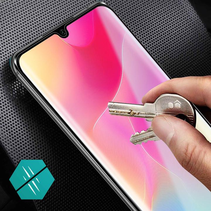 Actual product image Avizar 9H bulletproof glass screen protector (1 Piece, Mi Note 10 Lite)