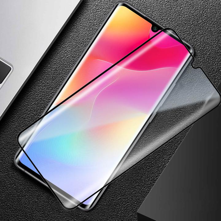 Actual product image Avizar 9H bulletproof glass screen protector (1 Piece, Mi Note 10 Lite)