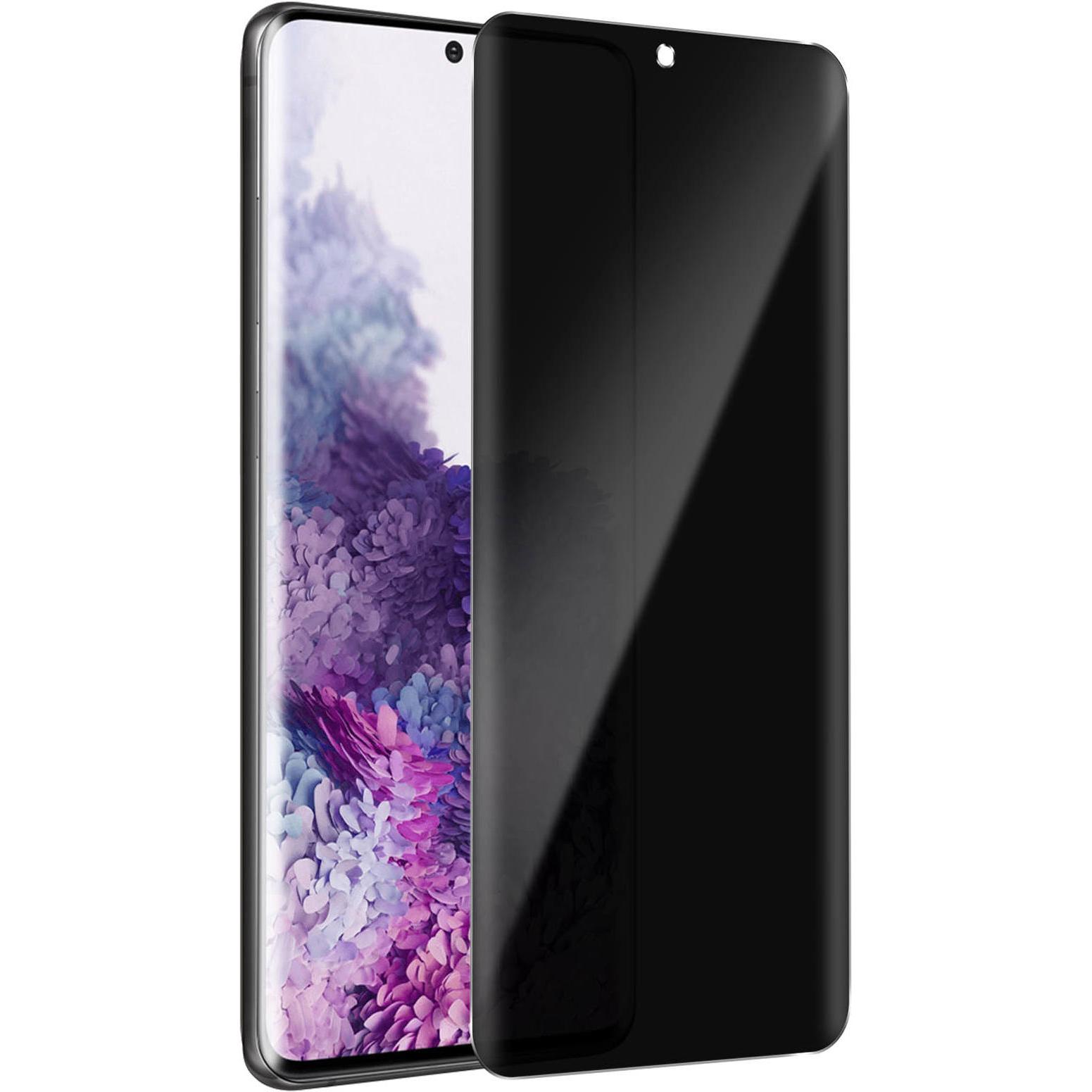 Thumbnail - Avizar Privacy Bilschirmschutz aus Glas (2 Stück, Samsung Galaxy S20 Ultra), Smartphone Schutzfolie, Schwarz