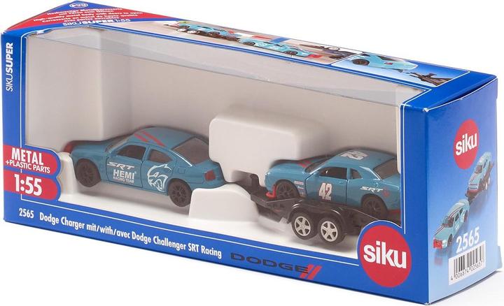Produktbild Siku Dodge Charger mit Dodge Challenger SRT Racing