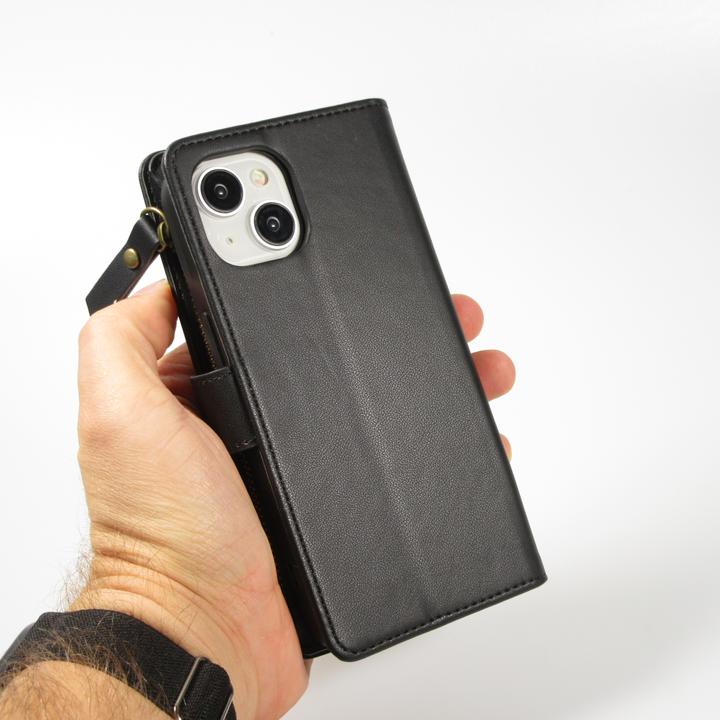 Produktbild PhoneLook Hülle Brieftaschen-Hülle luxuriös und raffiniert mit Magnet Verschluss & Münz- und Kartenfach (Apple iPhone 15)