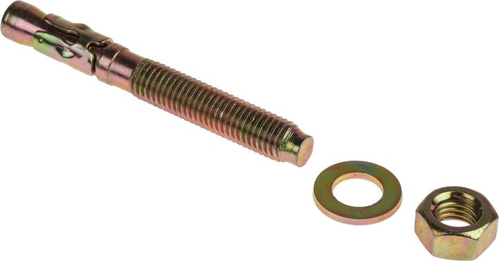 Produktbild RS PRO 16x150 Throughbolt Zinc & Yellow