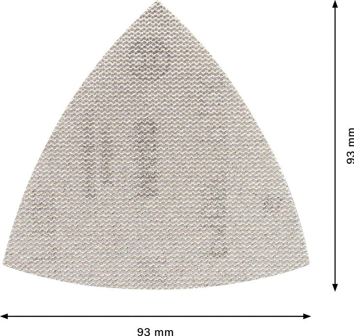 Actual product image Bosch Professional Zubehör EXPERT M480 Sanding net for delta sander, 93 mm, G 100, 5-pcs. (100)