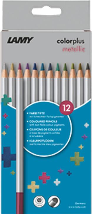 Lamy 12 colorplus metallic Buntstifte farbsortiert (Mehrfarbig, 12 x)