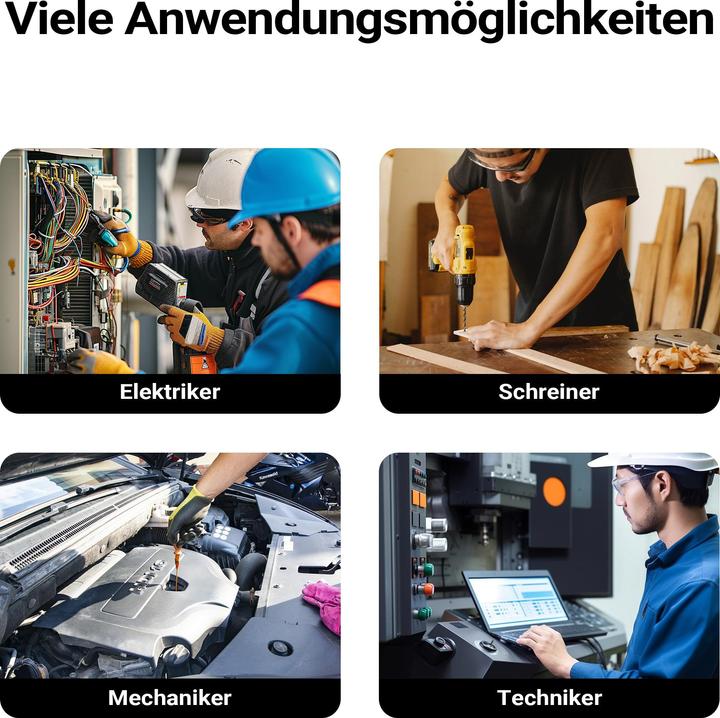 Produktbild Wiltec Werkzeugtasche 41x19x25,5cm Arbeitstasche 14 Fächer Werkzeug Tasche Gurt