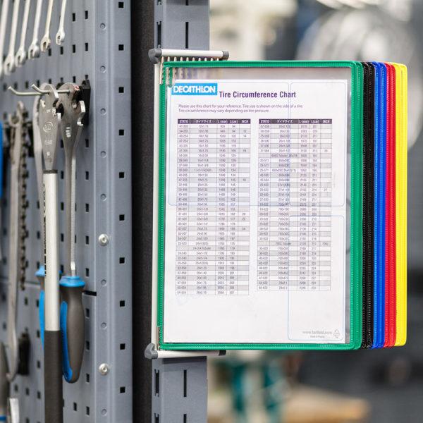 Produktbild Tarifold 413109 Dokumentenanzeige-Karussell Wand Porträt