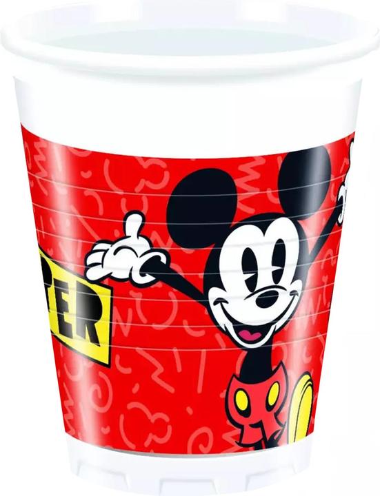 Actual product image Disney Super Cool Mickey Mouse Disposable Cup (Pack of 8) (8 x)