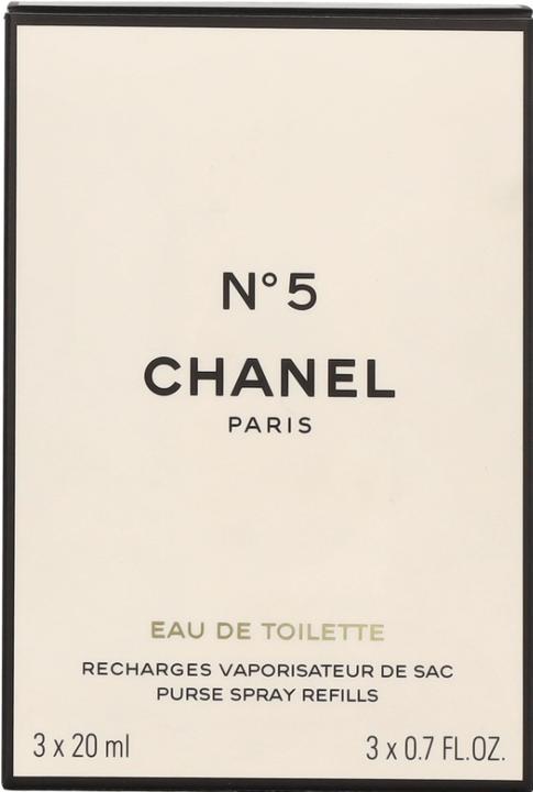 Actual product image Chanel N°5 3x Refill (Eau de toilette, 60 ml)