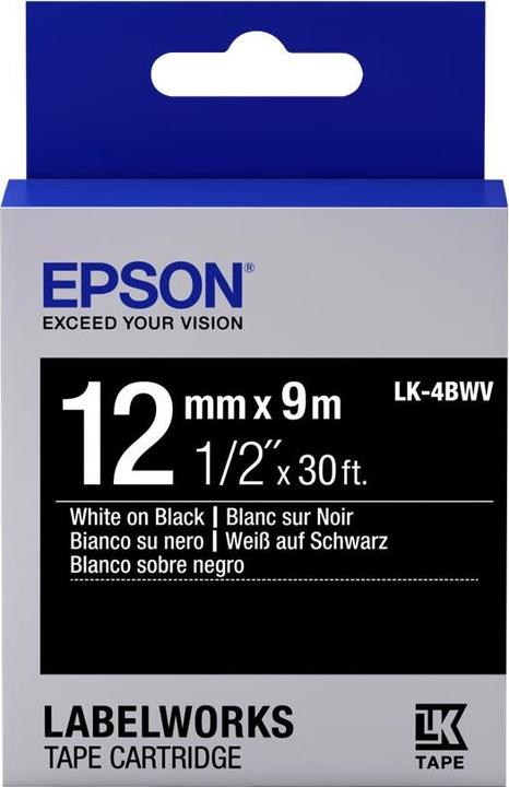 Epson Lk-4bwv (1.20 cm, White, Black)