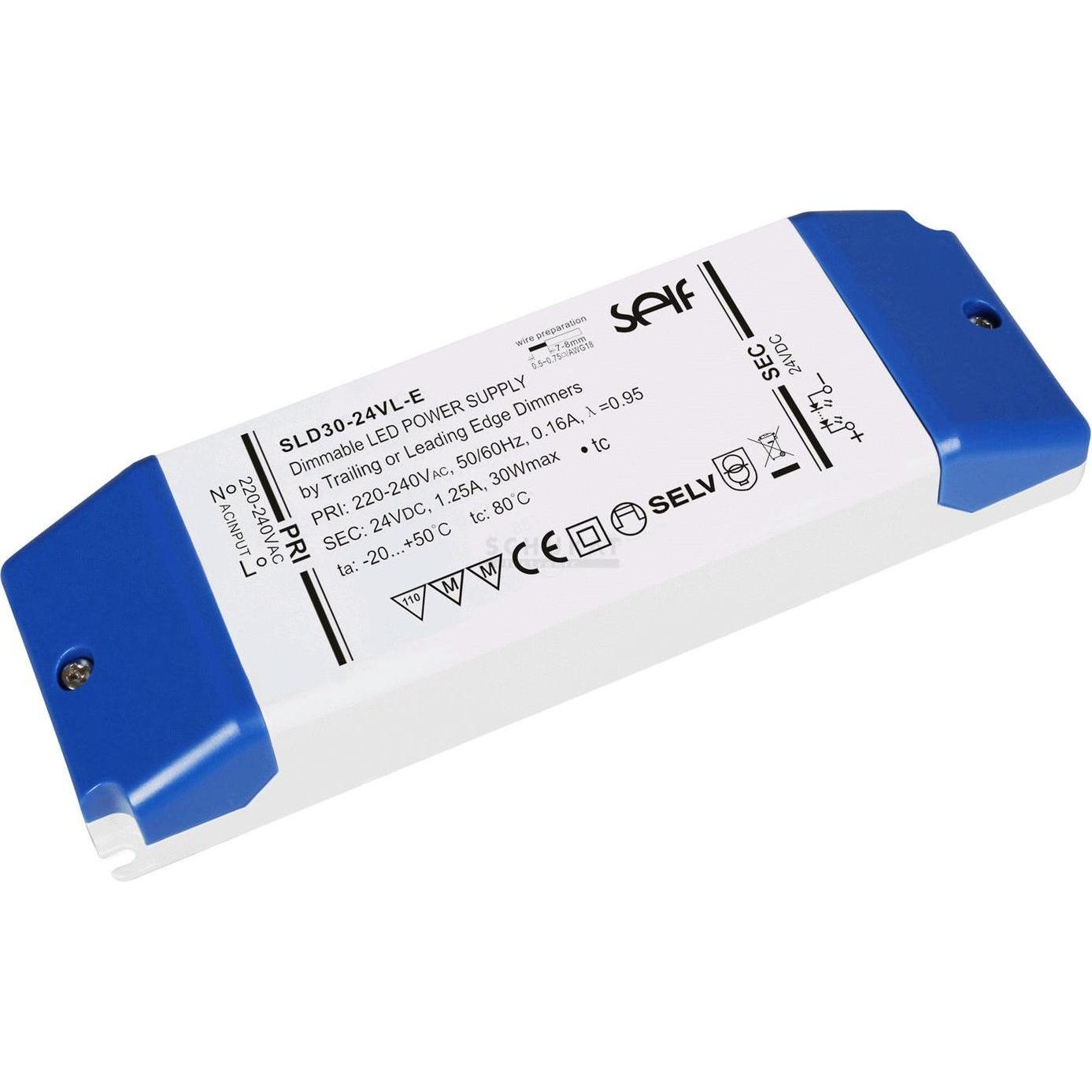 Dotlux, Zubehör Beleuchtung, LED-Betriebsgerät 24V/DC 30W 0.2-1.25A IP20 dimmbar