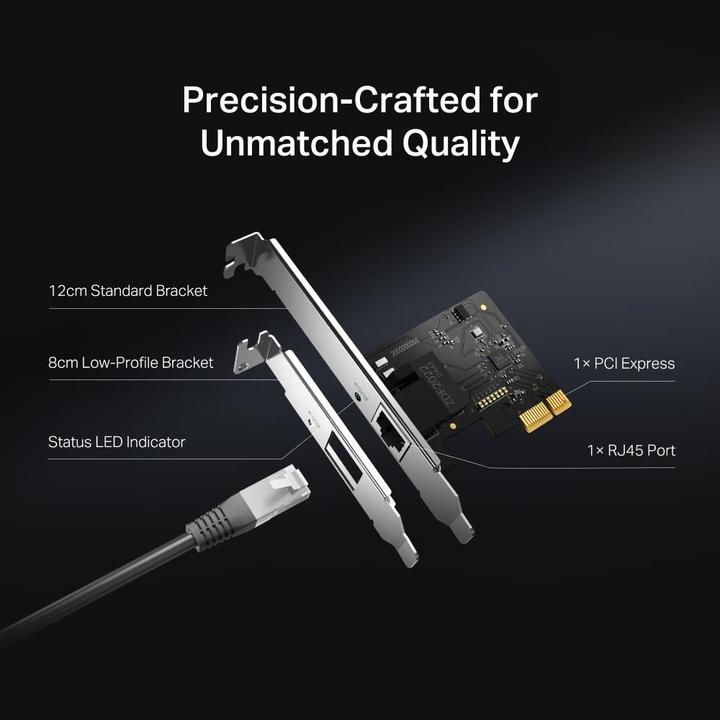 Productafbeelding Mercusys MA210E / PCI-Express-Ethernet-Adapter / 1x RJ45 / 1 Gbit/s / 1x PCI-E 2.1 (Ethernet, PCIe)