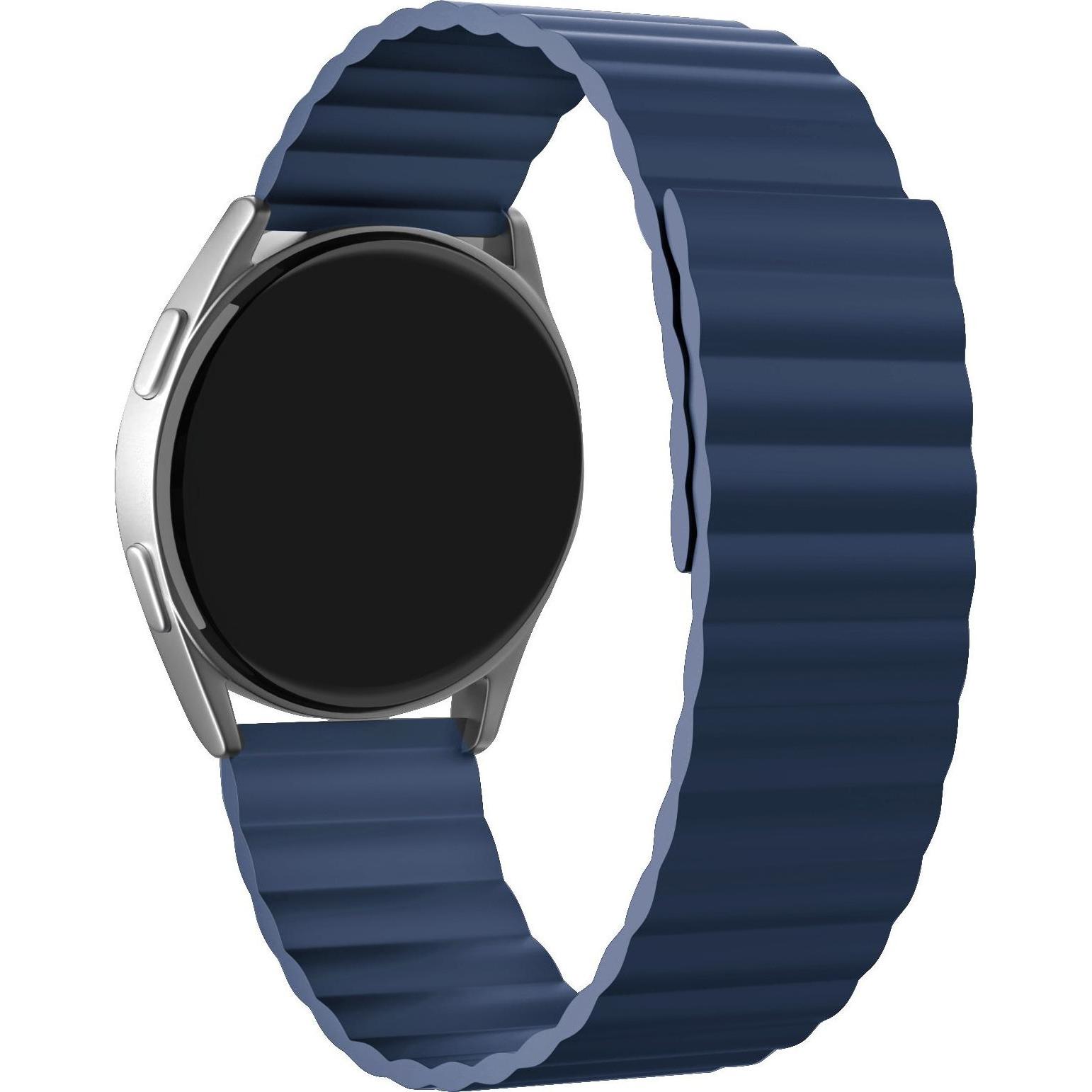 Thumbnail - Strap-it Silikonarmband (22 mm, Silikon), Uhrenarmband, Blau