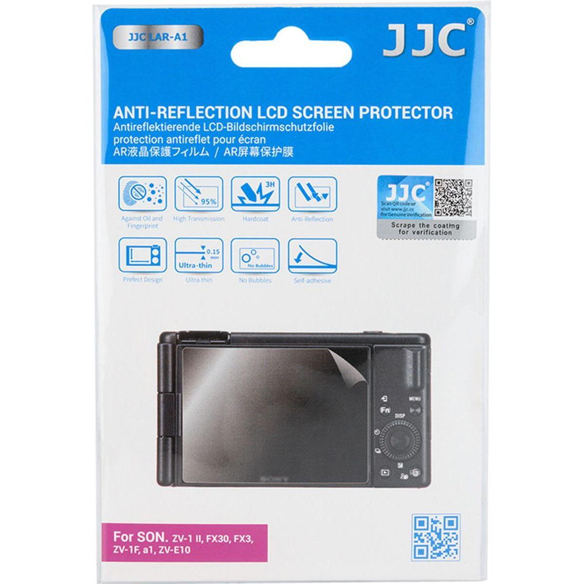 JJC LAR A1 Proteggi schermo LCD antiriflesso (Sony ZV 1 II, Sony FX30, Sony FX3, Sony ZV 1F, Sony A1 (Pellicola protettiva, Sony FX3, Sony FX30), Cust