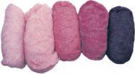 Actual product image Rayher Pure new wool pink, mottled