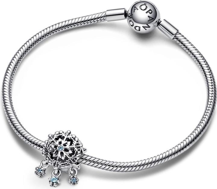 Actual product image Pandora Charm Icy Snowflake (Silver 925, Enamel)