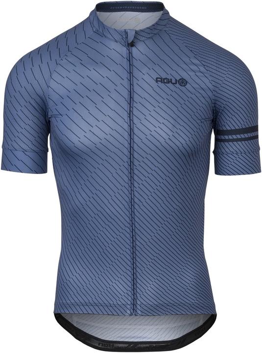 Agu Chippie Lines Essential - Heren Fietsshirt - Specchio Blue - Maat M (M)