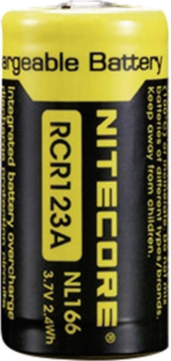Actual product image Nitecore Li-Ion battery type 16340 - NL166