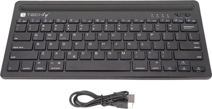 Produktbild Techly Mini Wireless Keyboard 78 Keys (Eng. Int., Kabellos)