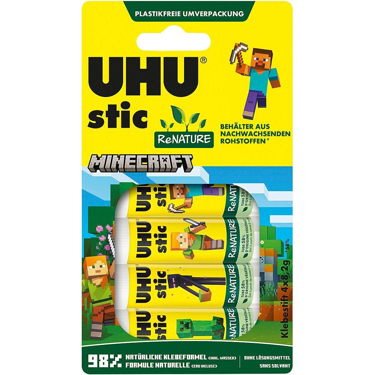 UHU, Klebestift, Minecraft