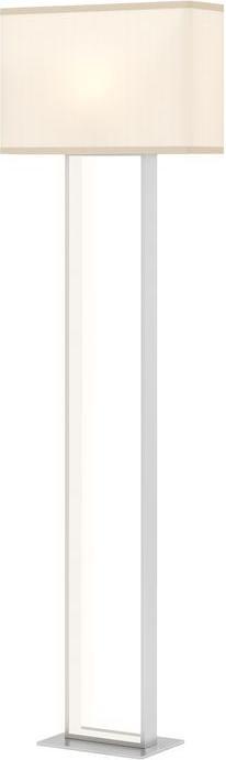 Immagine prodotto Swisshandel24 Moderne Stehlampe, 3 Modi, Fussschalter, verstellbare Helligkeit, Leinenoptik, Weiss