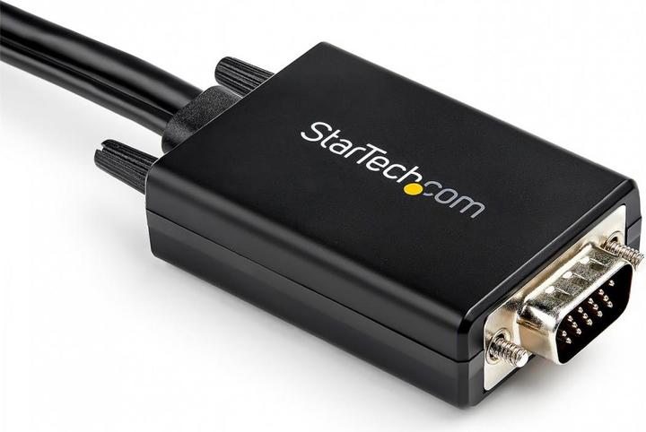 Immagine prodotto StarTech .com 2 m (6.6 ft.) cavo adattatore da VGA a HDMI con USB Audio (2 m, USB, VGA, HDMI, 1.4)
