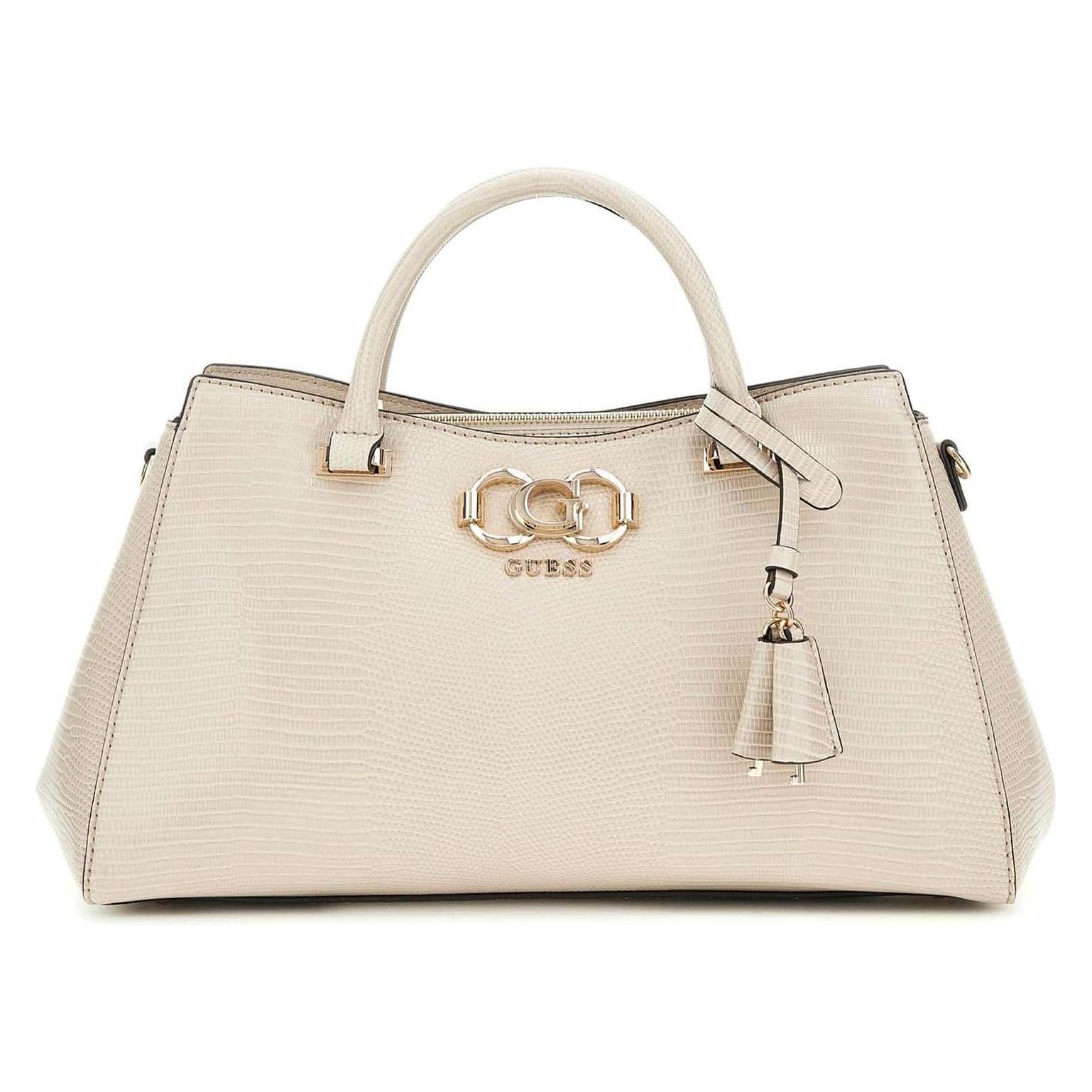 Guess, Damen, Handtasche, Salinge Luxury Satchel, Braun