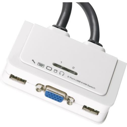 Thumbnail - EFB Elektronik VGA – USB A, KVM Switch, Weiss