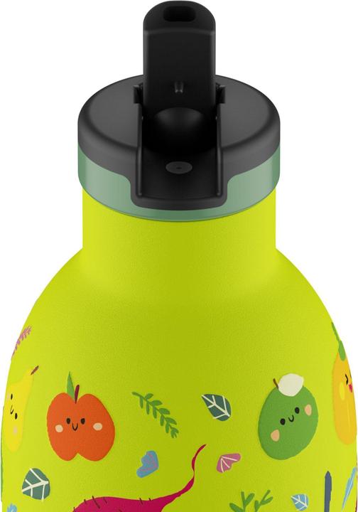 Produktbild 24 Bottles Thermosflasche Veggie Friends, 330 ml, Limettengrün (0.33 l)