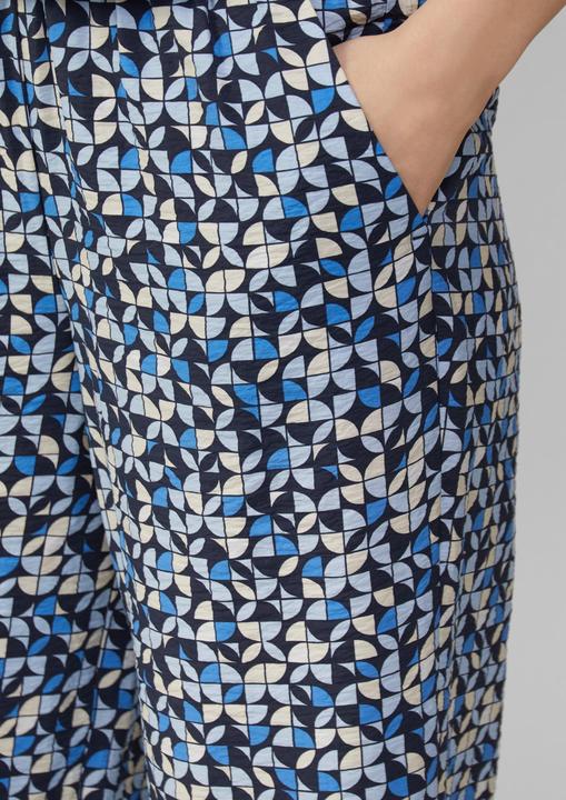 Actual product image S.Oliver Hose Strukturierte Culotte mit Elastikbund und Eingrifftaschen (40)