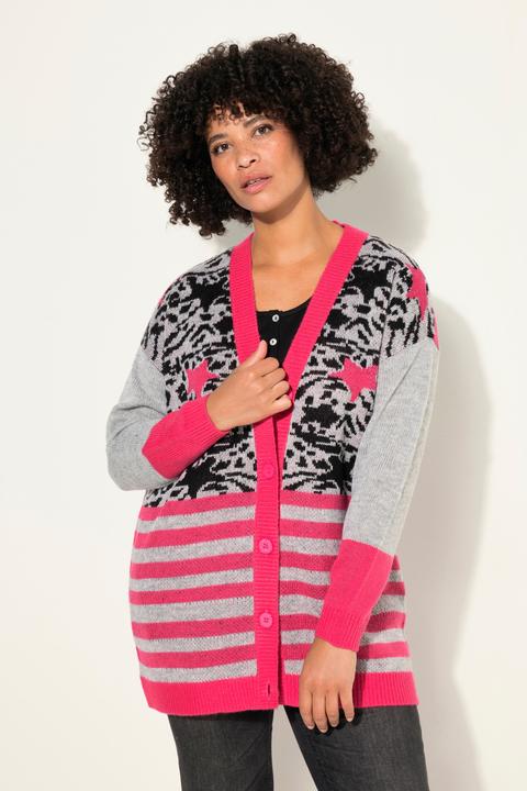 Produktbild Angel of Style Strickjacke, Mustermix, Langarm (56)