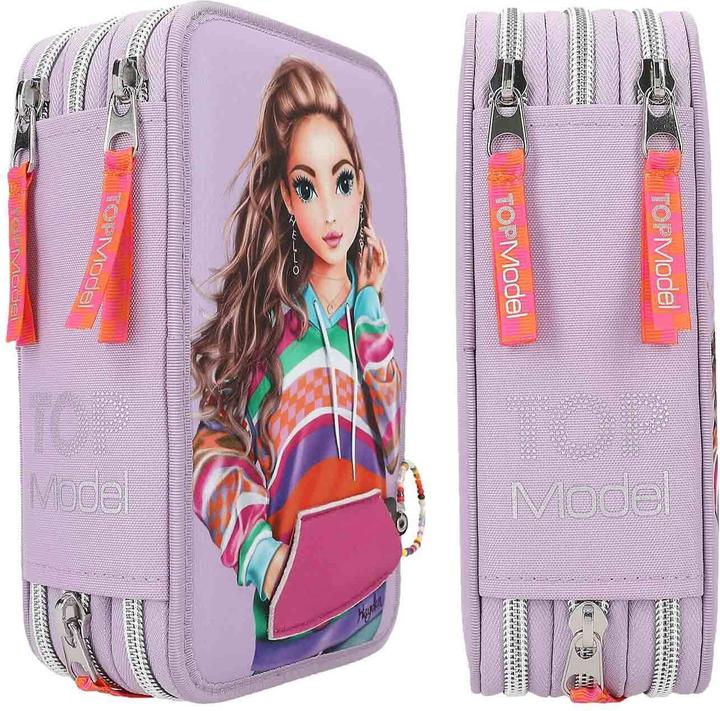 Image du produit Depesche TOPModel 3-Fach Federtasche JOY inkl. Stifte