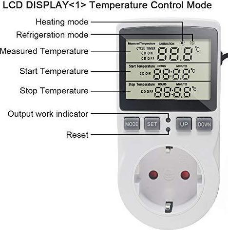 Produktbild Ketotek Temperaturregler Steckdose