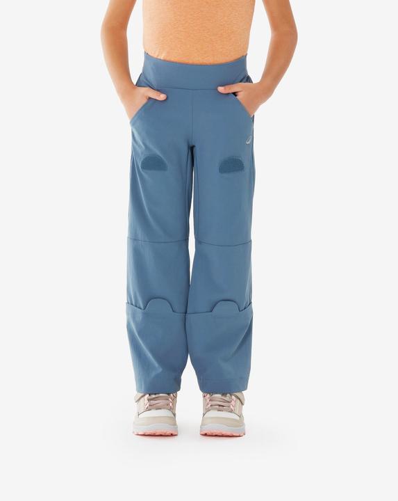 Quechua Zip-Off-Hose Kinder Wandern - MH100 Easy blau (122)