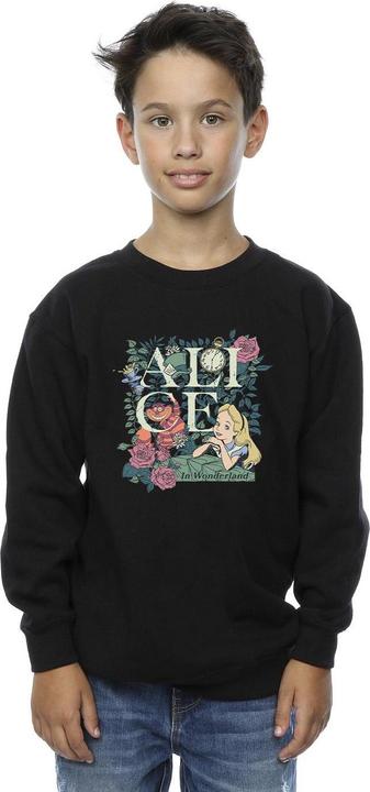 Produktbild Disney Jungen Alice im Wunderland Laubgarten Sweatshirt (152, 158)