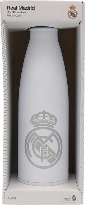 CYPBRANDS Marchi CyP- Real Madrid- Peluche, Pinguino. 25 cm, Colore Grigio, Prodotto Ufficiale