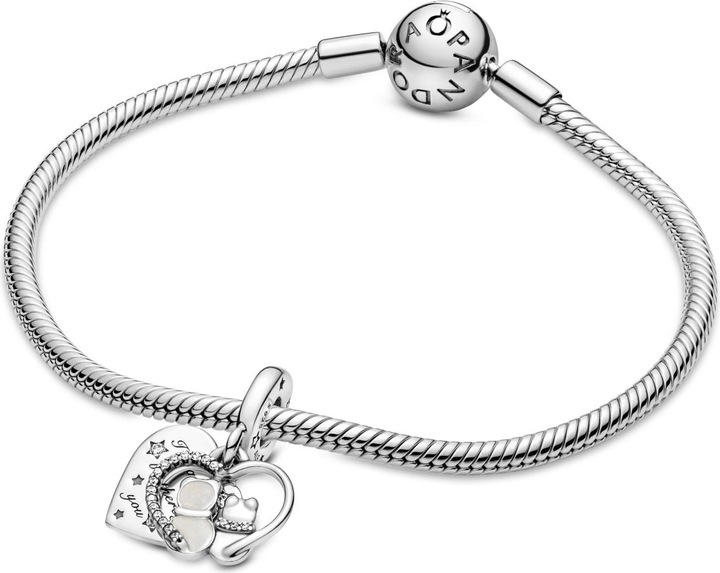 Image du produit Pandora Chats et coeurs sur cintre (Argent sterling 925, Avec pierre(s))