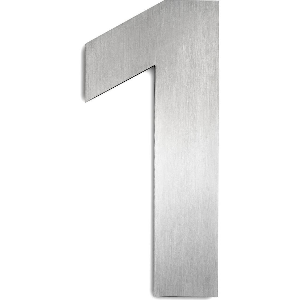 CMD, Hausnummer + Türschild, Hausnummer Gross IP44 Edelstahl Made in Germany CMD-G1