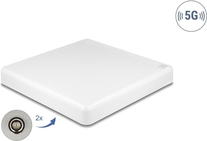 Delock 5G LTE MIMO Antenne 2 x N Buchse 2,7 - 9,0 dBi direkt (5G)