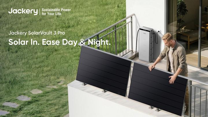 Actual product image Jackery Balkonkraftwerk SolarVault 3 Pro, 2520 Wh, Solarspeicher