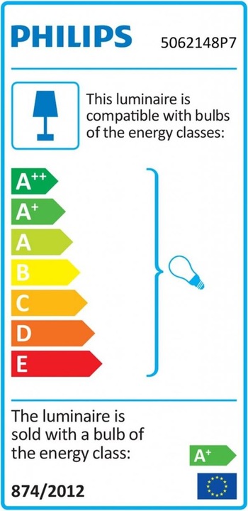 Energielabel Philips Hue Hue Argenta Basis BT (350 lm, GU10)