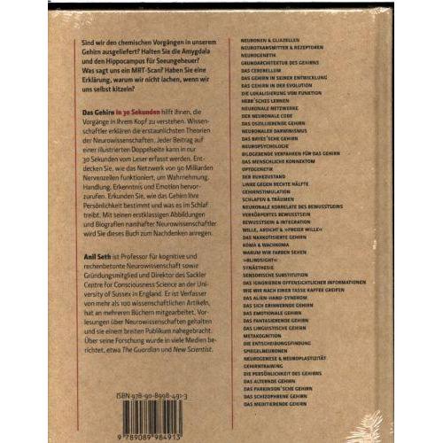Thumbnail - Das Gehirn in 30 Sekunden, Fachbücher von Seth Anil