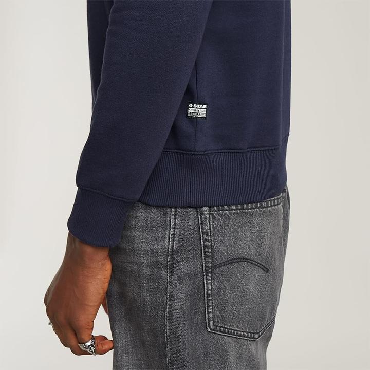 Produktbild G-Star Maglione con Cappuccio a Maniche Lunghe Regolare Logo (M)