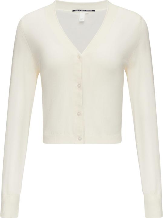 Produktbild s.Oliver Strickjacke Strickjacke aus Viskosemix mit Rollsaum (M)