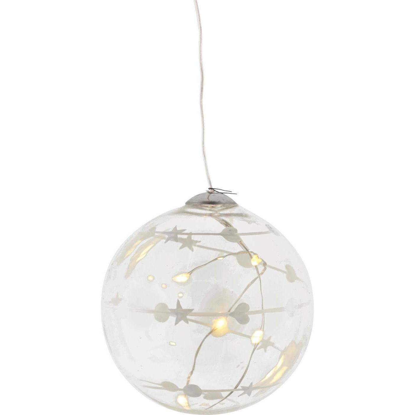 Sirius, Weihnachtsbeleuchtung, LED Weihnachtskugel Sweet Christmas, 8 cm