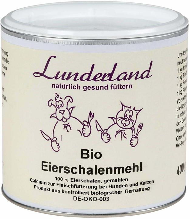 Produktbild Lunderland Bio-Eierschalenpulver Ergänzungsfutter (Adult, 1 Stk., 400 g)