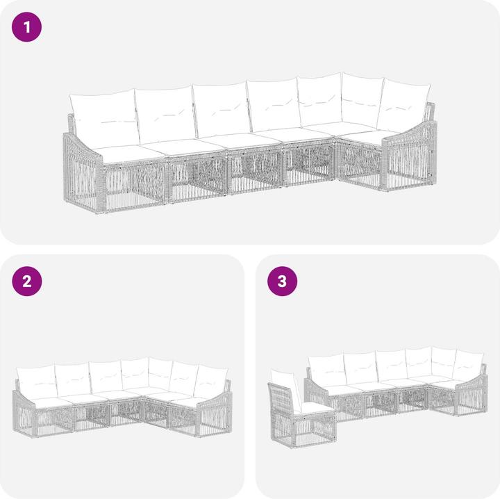 Produktbild vidaXL Garten-Sofa