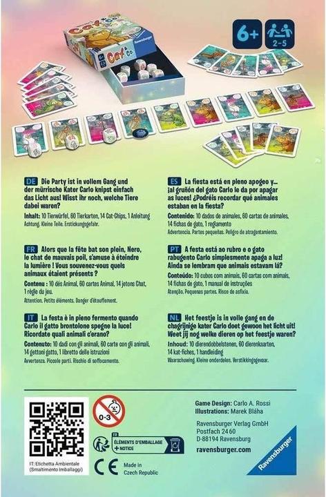 Produktbild Ravensburger Cat & Co. (Deutsch, Französisch, Italienisch, Niederländisch, Portugiesisch, Spanisch, 2 - 5 Spieler)