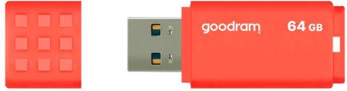 Immagine prodotto Goodram UME3-0640O0R11 - 64 GB - USB Type-A - 3.2 Gen 1 (3.1 Gen 1) - 60 MB/s - Senza ponte (64 GB, USB-A)